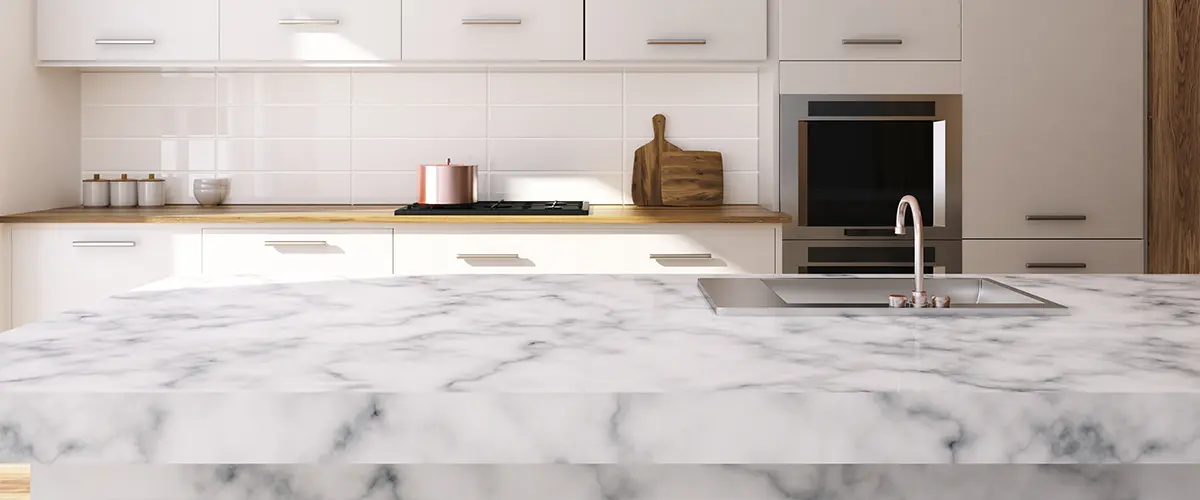 Marble countertop