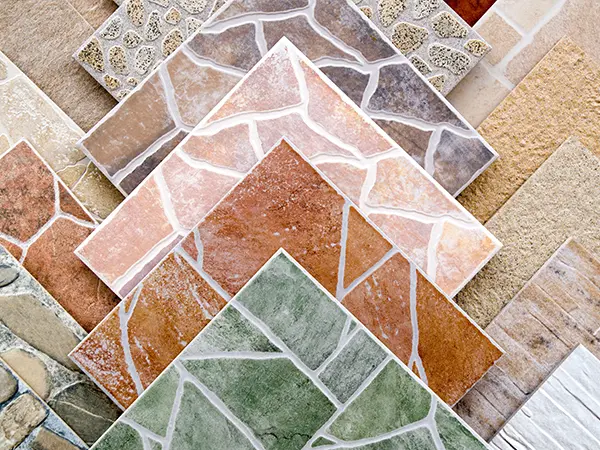 colourful ceramic tiles