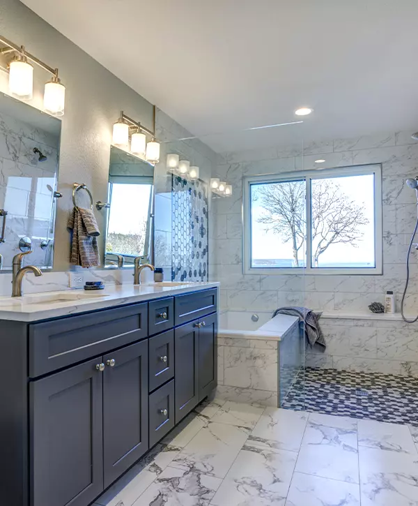 Bathroom Remodeled In Riverview NE by HMC